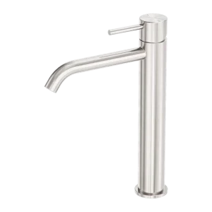 Nero Zen SS316L Tall Basin Mixer Brushed Nickel