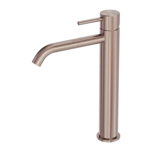 Nero Zen SS316L Tall Basin Mixer Brushed Bronze