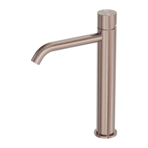 Nero Zen SS316L Tall Basin Mixer Handless Brushed Bronze