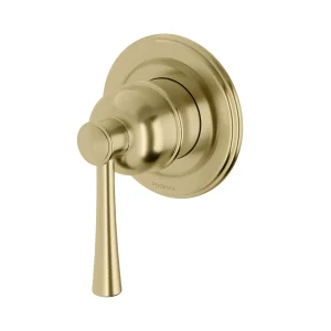 Phoenix Cromford Shower Wall Mixer Brushed Gold - SwitchMix