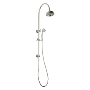 Phoenix Cromford Twin Shower Brushed Nickel