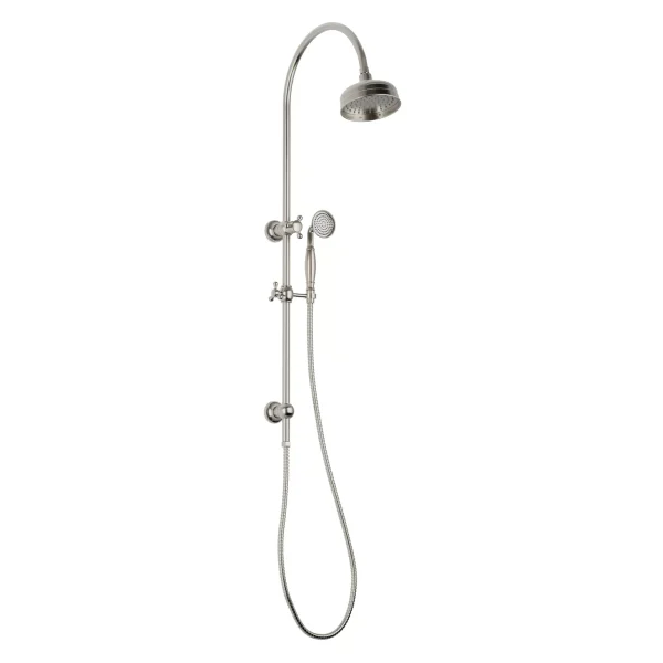 Phoenix Cromford Twin Shower Brushed Nickel