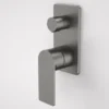 99657GM-Urbane-II-Bath_shower-mixer-with-diverter-Rectangular-Cover-Plate-Gunmetal-SALES-KIT.webp