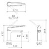 Caroma Opal Basin Mixer with Care Handle H/C - Chrome - LF - Thumbnail Image 2